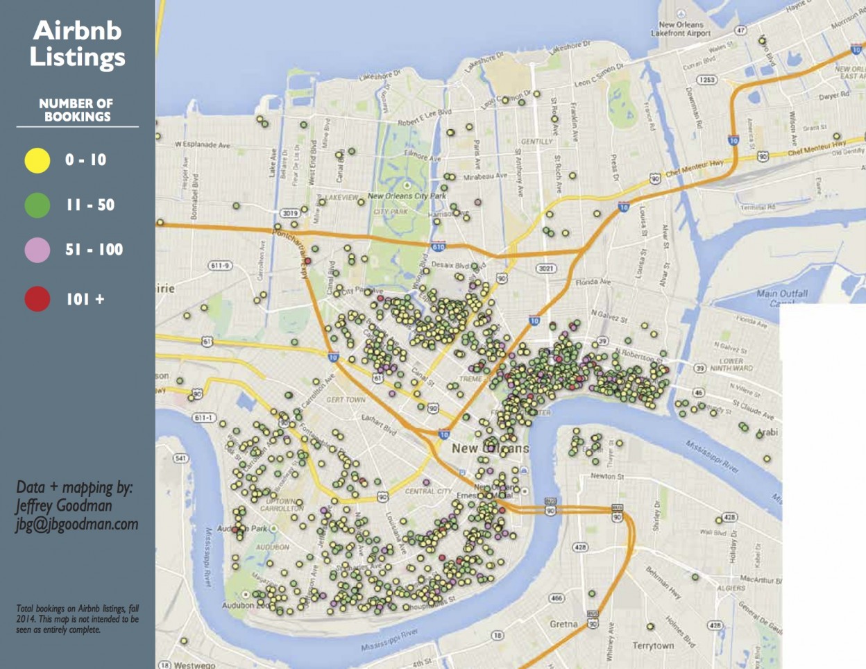 Airbnb Listings in New Orleans - Short Term Rentals 