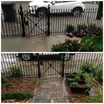rainy day beforeafter